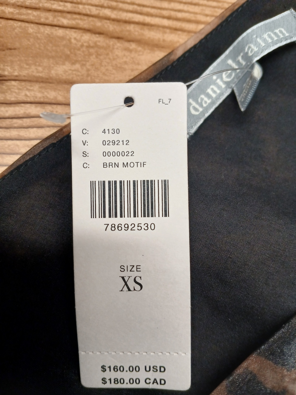 Daniel Rainn Anthropologie Women's Black/Brown Dress. - Picture 8 of 11